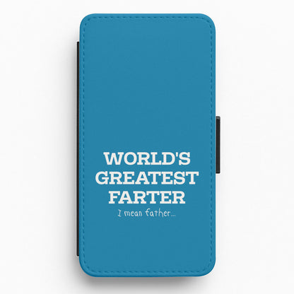 World's Greatest Farter  Flip / Wallet Phone Case
