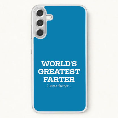 World's Greatest Farter Phone Case for Galaxy A57