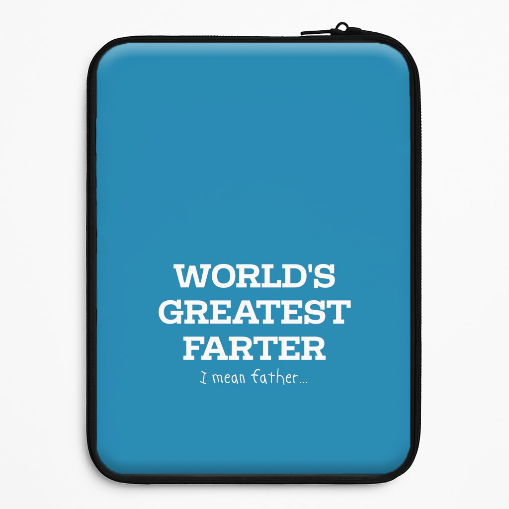World's Greatest Farter  Laptop Sleeve