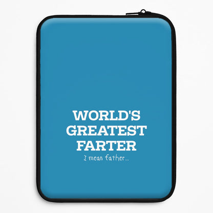 World's Greatest Farter  Universal Laptop Sleeve