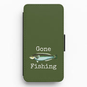 Gone Fishing Flip / Wallet Phone Case 1