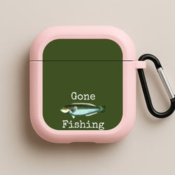 Gone Fishing  Pink AirPods Case