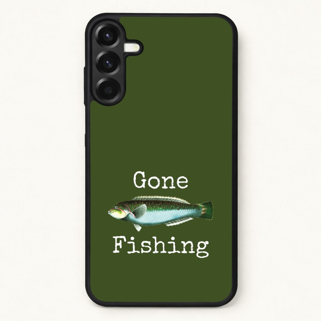 Gone Fishing Phone Case for Galaxy A37