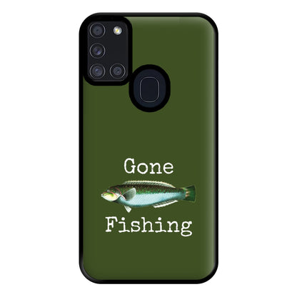 Gone Fishing  Phone Case for Galaxy A21s