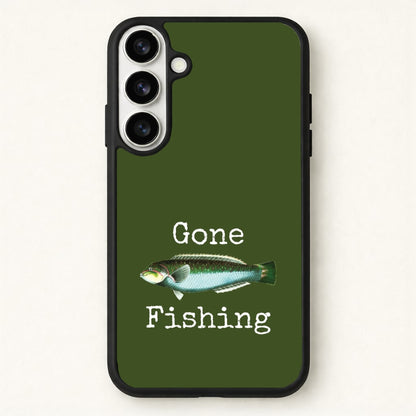 Gone Fishing Phone Case for Galaxy S26 Plus