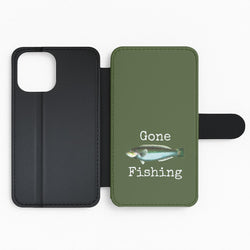 Gone Fishing  Flip Phone Case