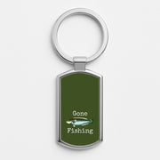 Gone Fishing  Luxury Keyring 1