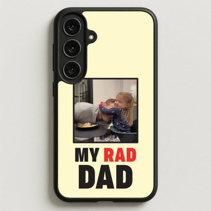 My Rad Dad Personalised Phone Case for Galaxy S25FE