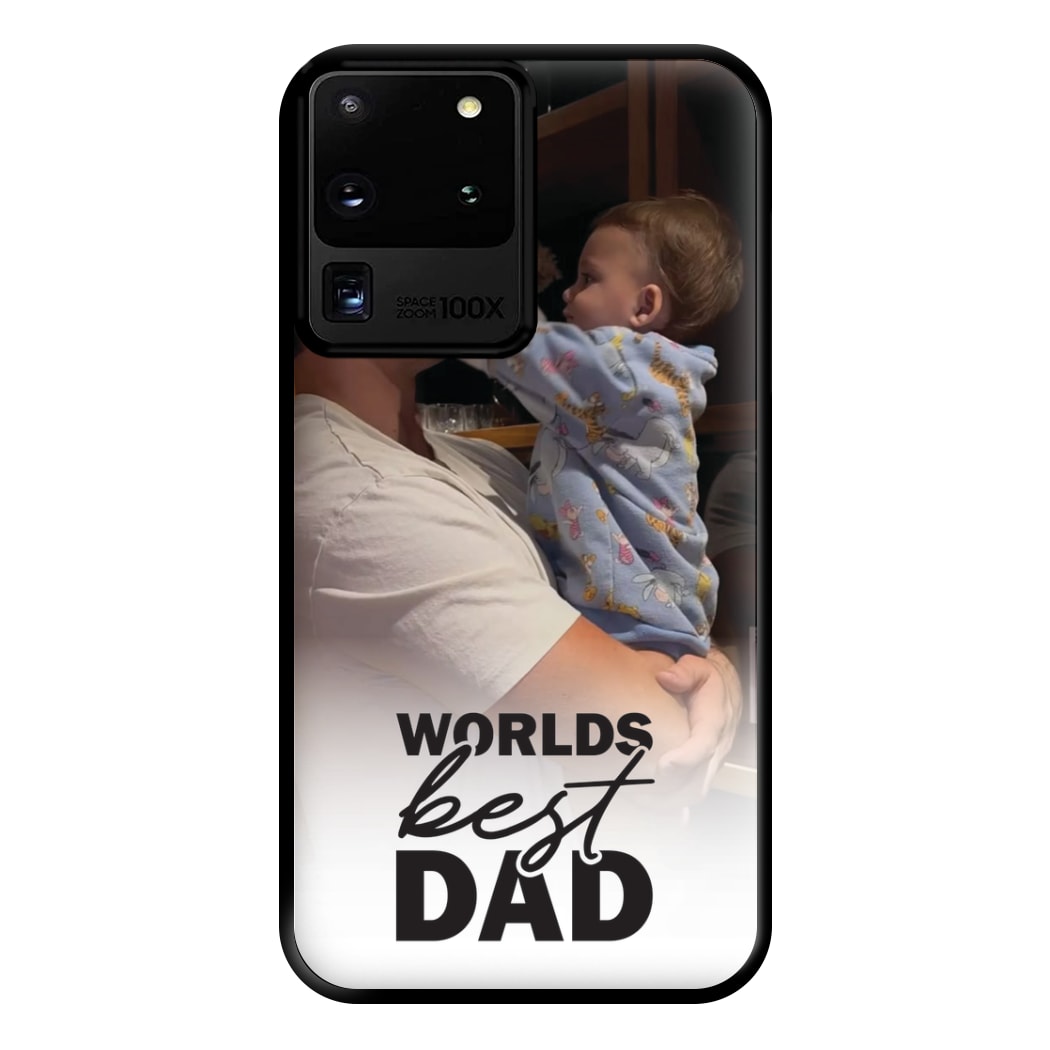 World's Best Dad Personalised Phone Case for Galaxy S20 Ultra