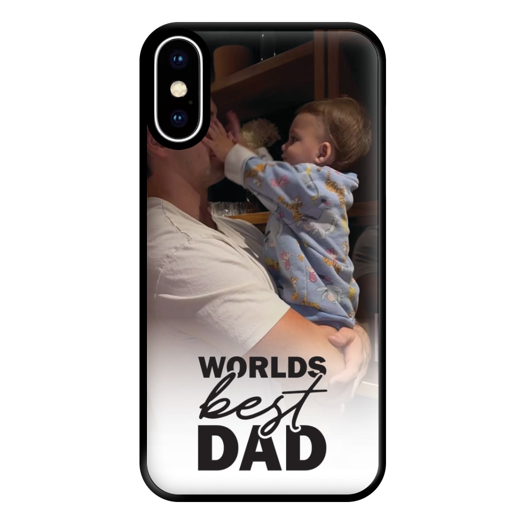 World's Best Dad Personalised Phone Case for iPhone XS Max