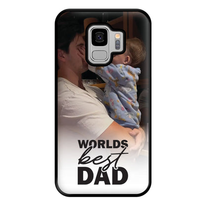 World's Best Dad Personalised Phone Case for Galaxy S9 Plus