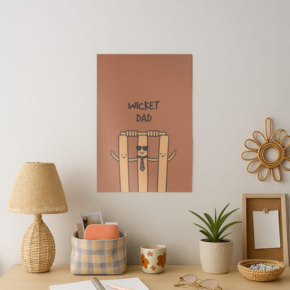 Wicket Dad - Father's Day Art Print