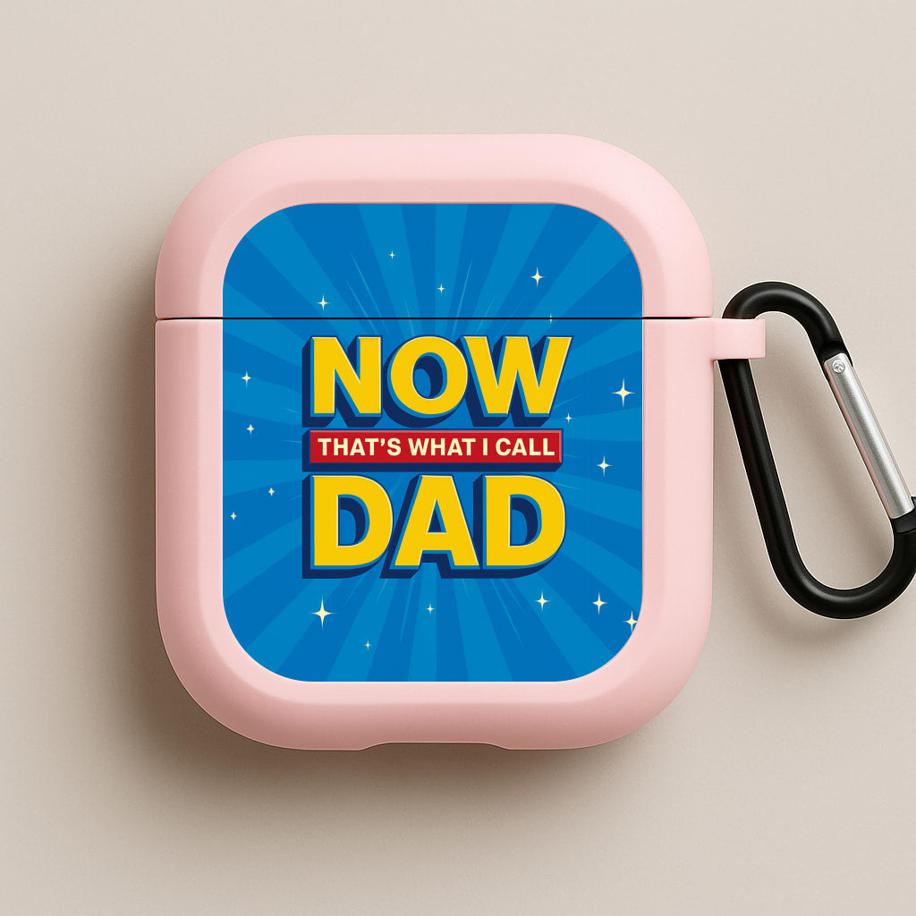 Now That's What I Call Dad - Father's Day Pink AirPods Case