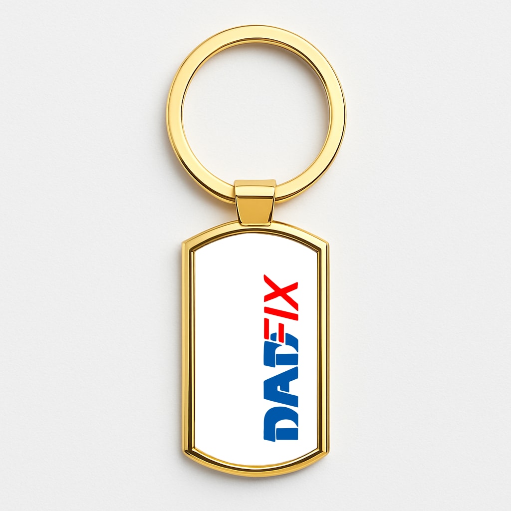 DadFix - Father's Day Gold Keyring