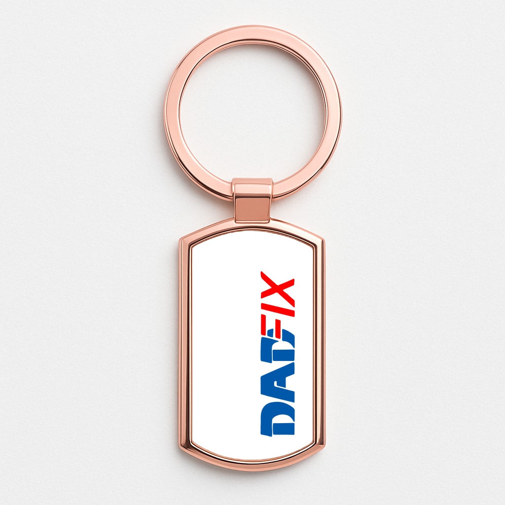 DadFix - Father's Day Rose Gold Keyring