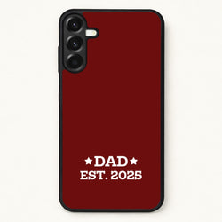 Dad Est 2025 Phone Case for Galaxy A17