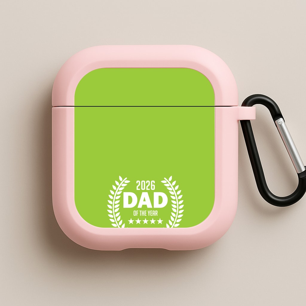 2026 Dad Rating Pink AirPods Case