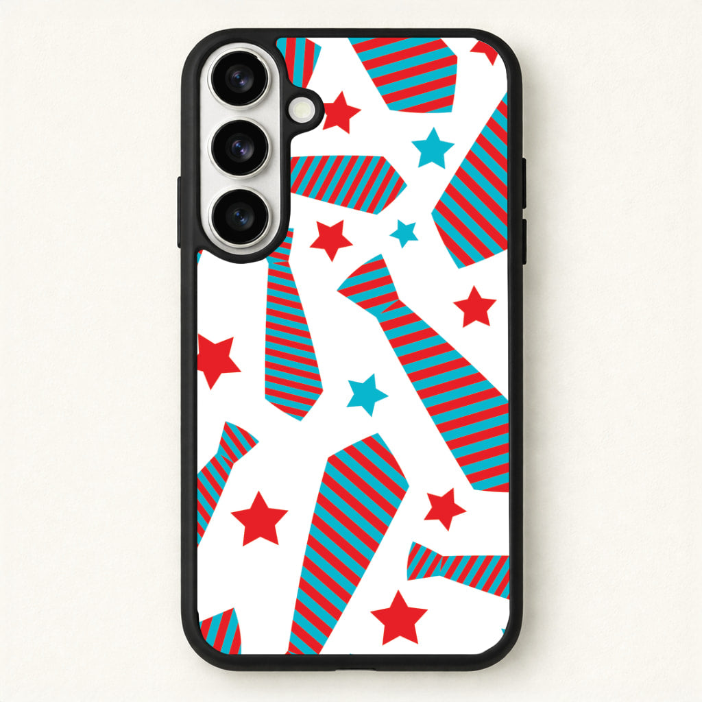 Tie And Stars Pattern Phone Case for Galaxy S26