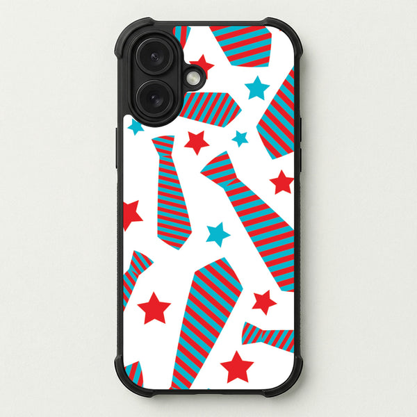 Tie And Stars Pattern Phone Case — Bumper case