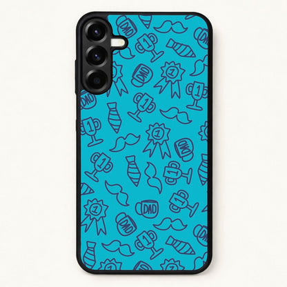 Dad Doodles Pattern Phone Case for Galaxy A17