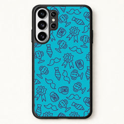 Dad Doodles Pattern Phone Case for Galaxy S26 Ultra