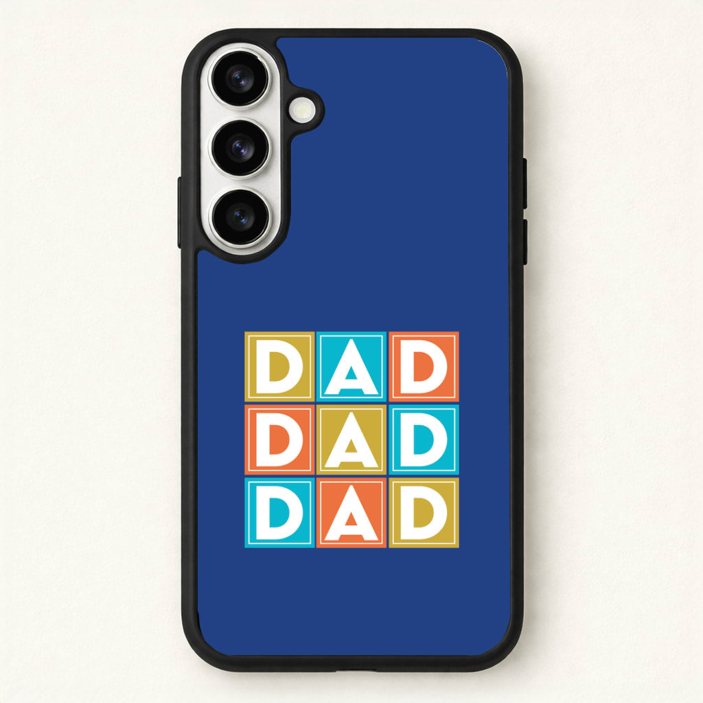 Dad Cubes Phone Case for Galaxy S26 Plus
