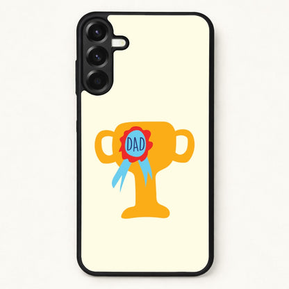 Cartoon Dad Trophy Phone Case for Galaxy A57