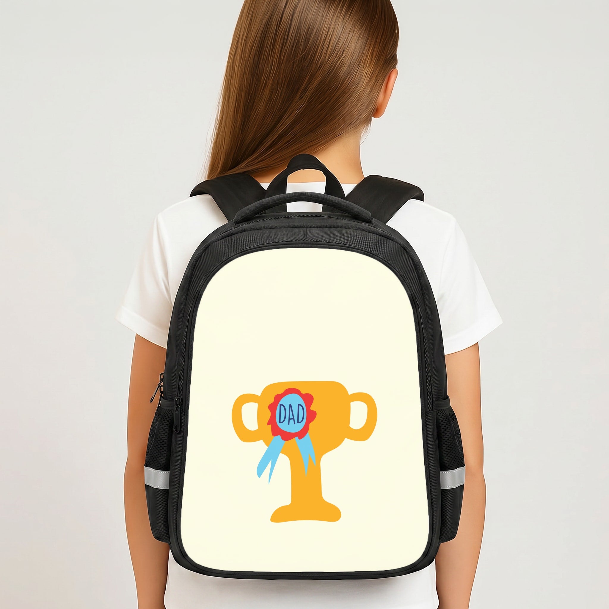 Cartoon Dad Trophy Backpack