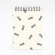 Race Cars Pattern Off White Notebook 4