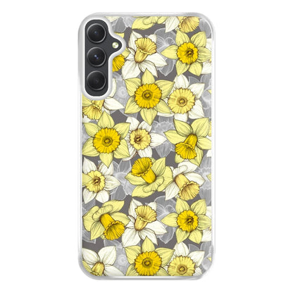 Daffodil Daze - Spring Pattern Phone Case for Galaxy A54