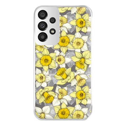 Daffodil Daze - Spring Pattern Phone Case for Galaxy A33