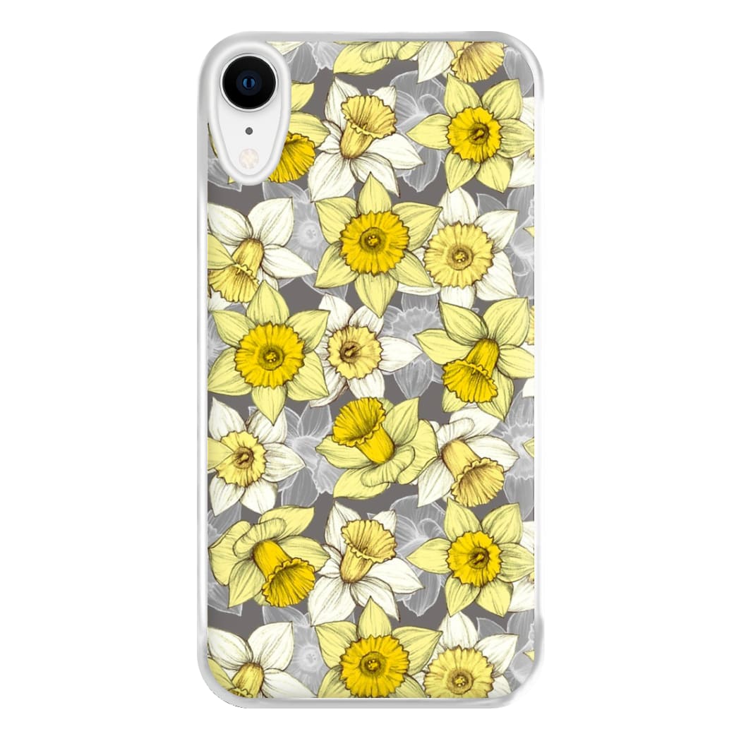 Daffodil Daze - Spring Pattern Phone Case for iPhone XR