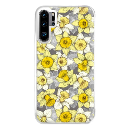 Daffodil Daze - Spring Pattern Phone Case for Huawei P30 Pro