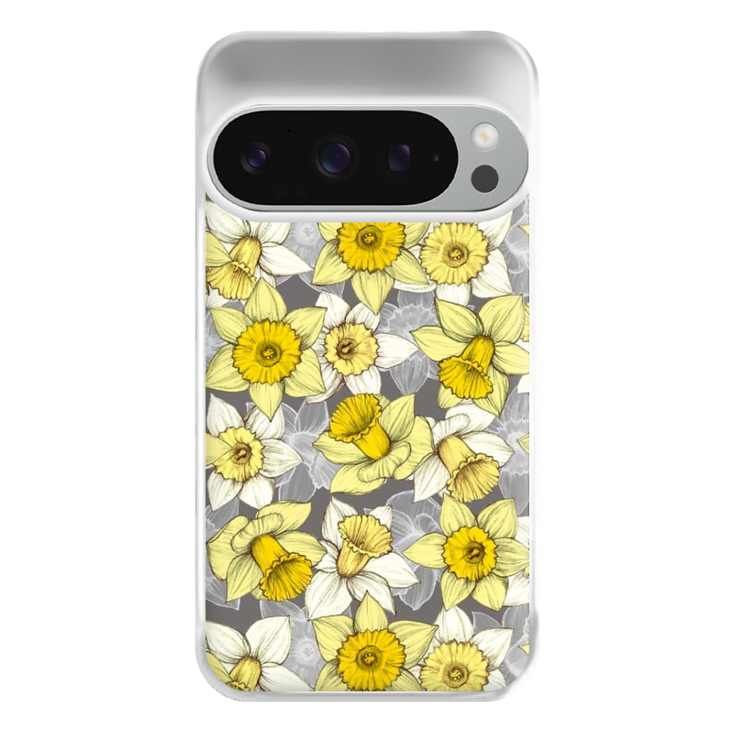 Daffodil Daze - Spring Pattern Phone Case for Google Pixel 9 Pro XL