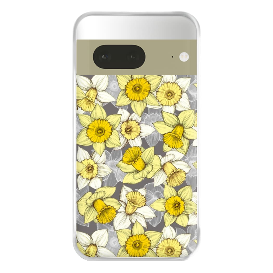 Daffodil Daze - Spring Pattern Phone Case for Google Pixel 7a