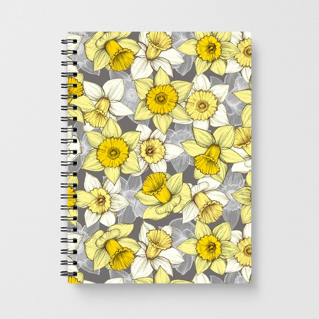Daffodil Daze - Spring Pattern Notebook