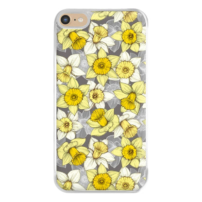 Daffodil Daze - Spring Pattern Phone Case for iPhone 6 Plus / 7 Plus / 8 Plus