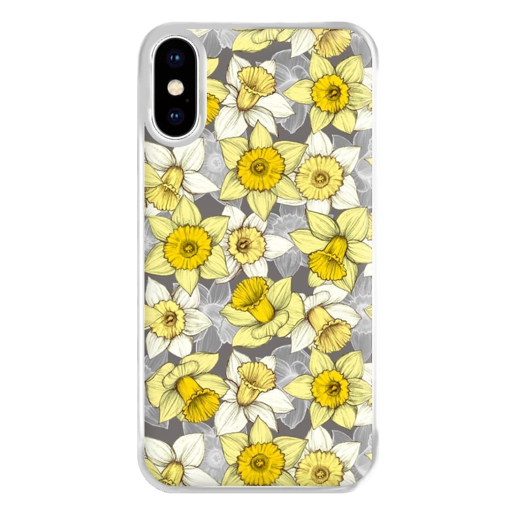 Daffodil Daze - Spring Pattern Phone Case for iPhone XS Max