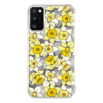 Daffodil Daze - Spring Pattern Phone Case for Galaxy A41