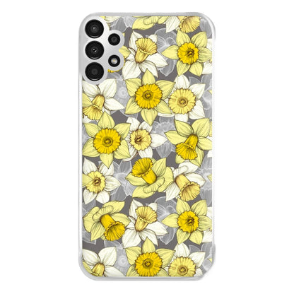 Daffodil Daze - Spring Pattern Phone Case for Galaxy A13