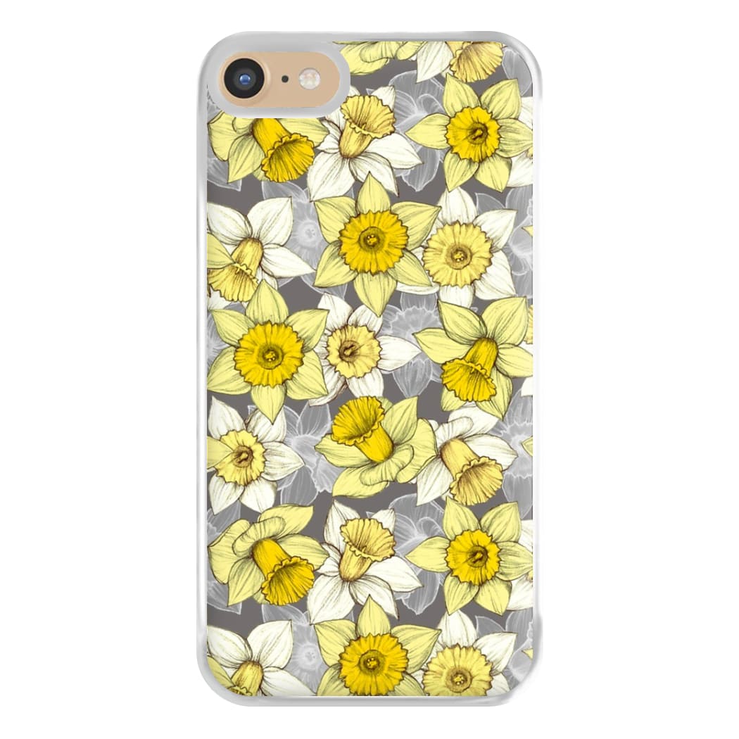 Daffodil Daze - Spring Pattern Phone Case for iPhone 6 / 7 / 8 / SE