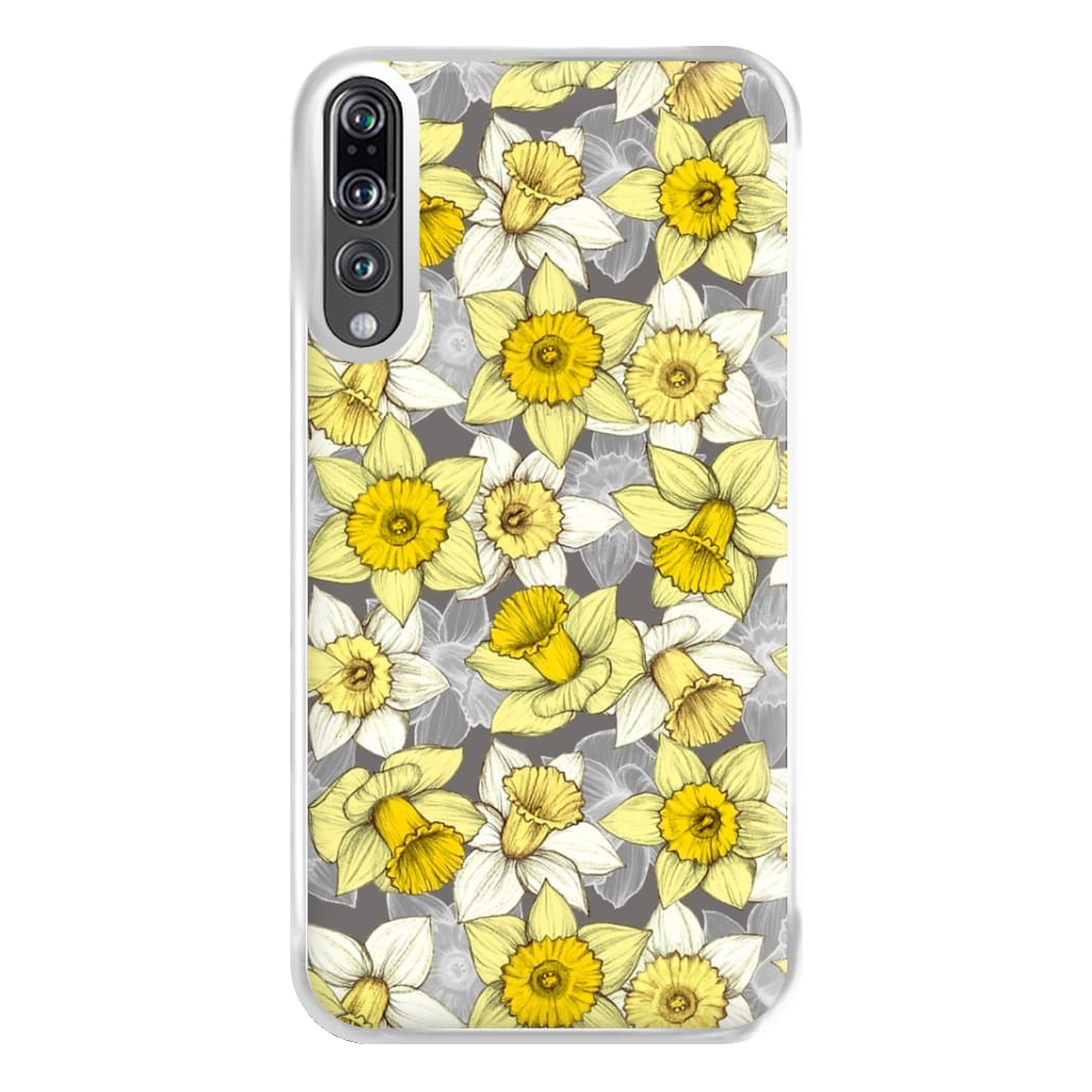 Daffodil Daze - Spring Pattern Phone Case for Huawei P20 Pro