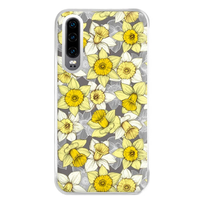 Daffodil Daze - Spring Pattern Phone Case for Huawei P30