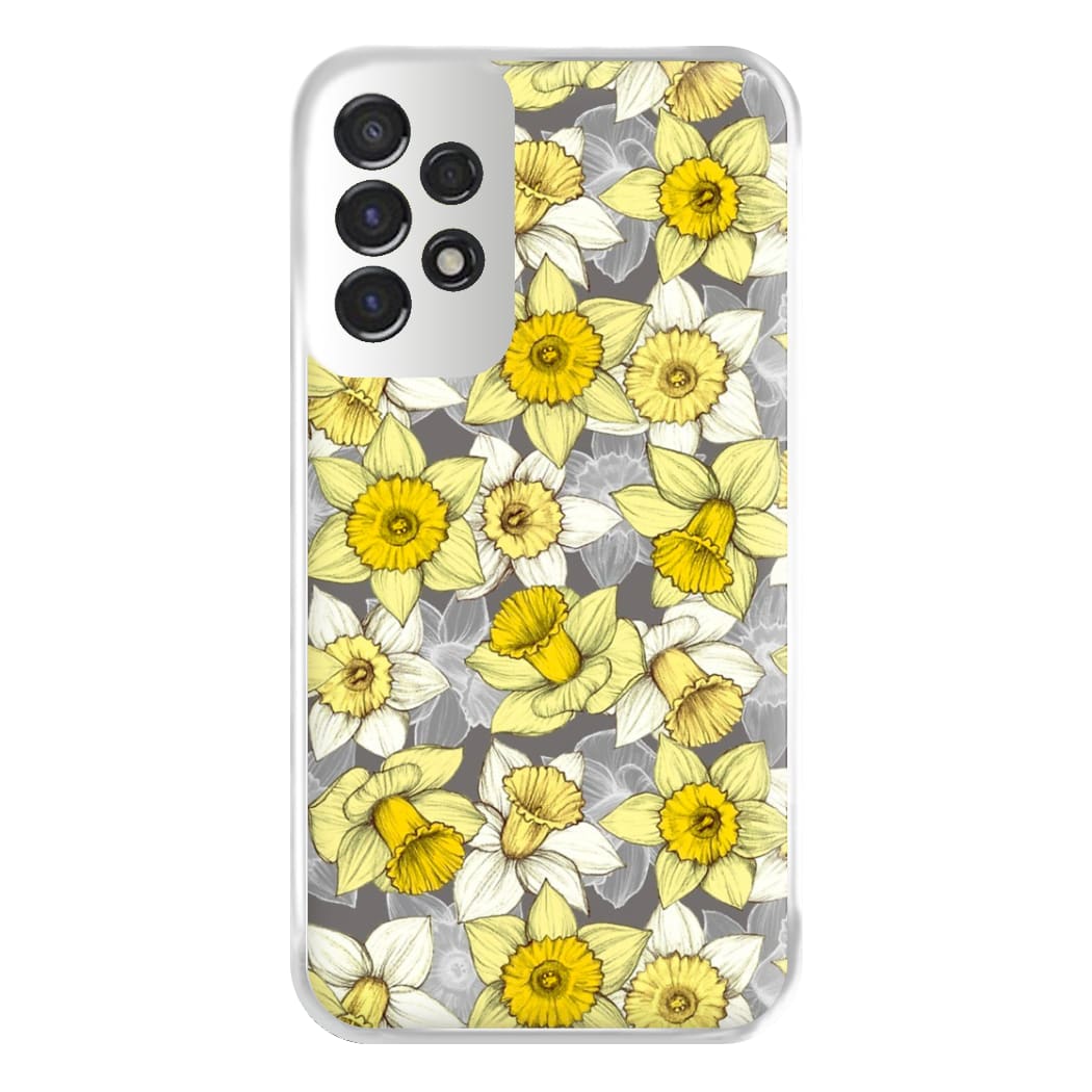 Daffodil Daze - Spring Pattern Phone Case for Galaxy A53