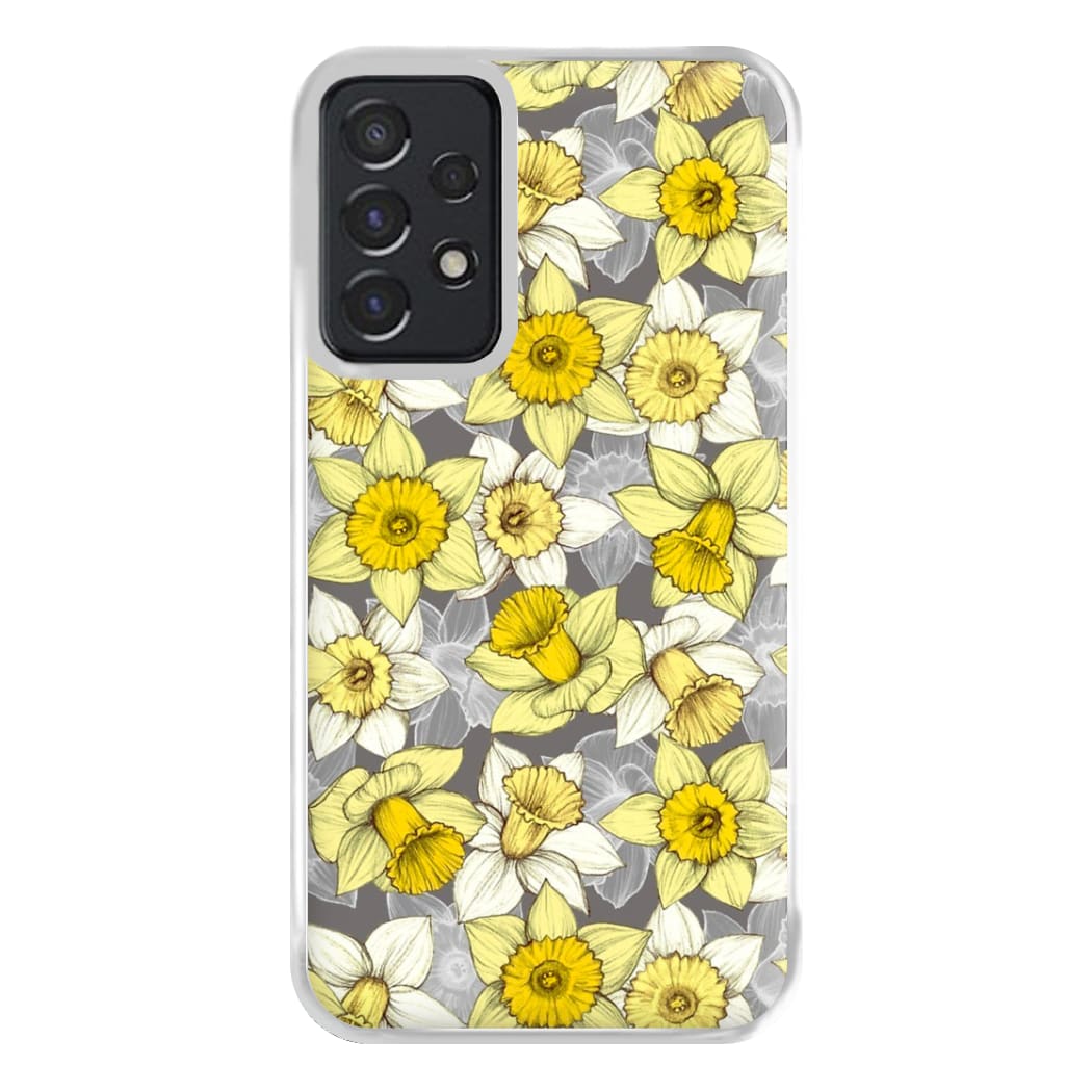 Daffodil Daze - Spring Pattern Phone Case for Galaxy A52 / A52s