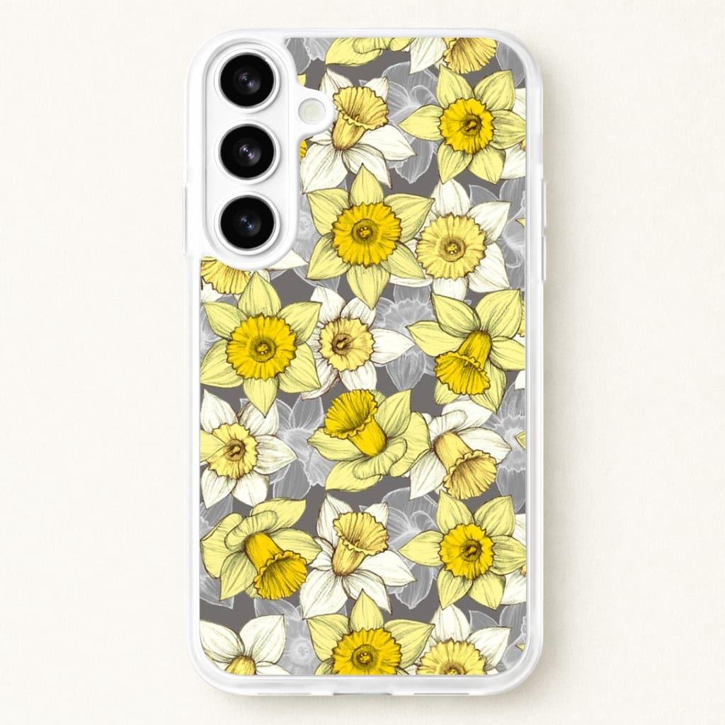 Daffodil Daze - Spring Pattern Phone Case for Galaxy S26 Plus