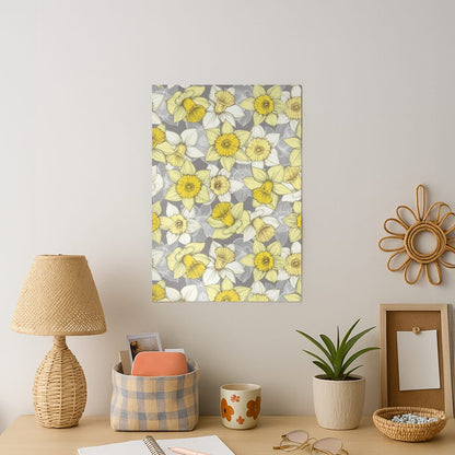 Daffodil Daze - Spring Pattern Art Print