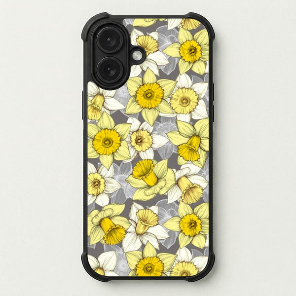 Daffodil Daze - Spring Pattern Phone Case — Bumper case