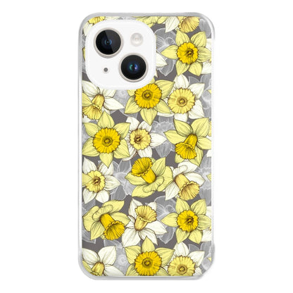 Daffodil Daze - Spring Pattern Phone Case for iPhone 14 Plus