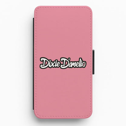 Dixie D'Amelio Heart Flip / Wallet Phone Case